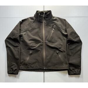 IBEX ClimaWool‎ Softshell Jacket Womens S Brown Outdoor Ski Hiking Lightweight